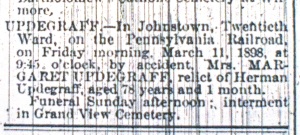 Johnstown Daily Tribune, 11 March 1898